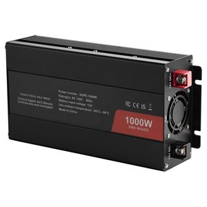 Convertisseur à onde sinusoïdale 1000W DC 12V vers AC 120V, double prises AC, 1 USB, 1 Type-C, commande à distance, onduleurs solaires portables - Product Image 1