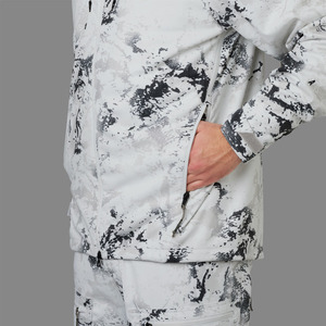 Veste softshell à capuche camouflage neige unisexe personnalisée, imperméable, coupe-vent, respirante, protection UV, automne, chasse, plein air - Product Image 4