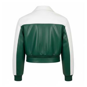 Vestes de moto pour femmes, personnalisées, à manches longues, avec fermeture éclair, en tissu vinyle imperméable, respirant et thermique, pour la course automobile. - Product Image 2