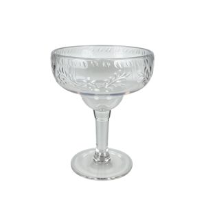 <b>Plastic</b> Vintage Patterned Margarita Cocktail <b>Glasses</b> - Product Image 1