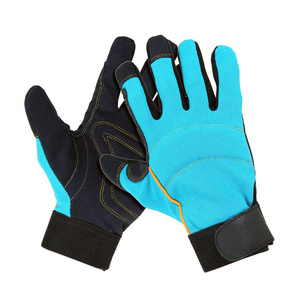 Synthetic Leather Mechanical Gloves Heavy Duty Soft and Comfortable Cut Resistant Household Gardening Gloves Hand Protection - Product Image 4