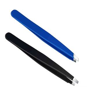 แหนบคิ้วสแตนเลสแบบมืออาชีพ – เครื่องมือเสริมความงามปลายเฉียงที่แม่นยำสำหรับการกำจัดขนและการจัดแต่งทรงคิ้ว - Product Image 2