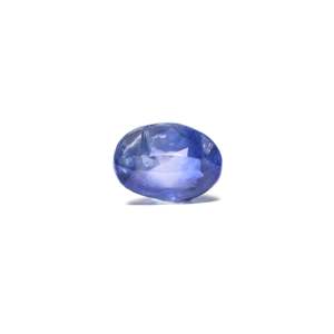 Loose 6 Carat Sky Blue Sapphire Oval Cabochon Gemstone for Fine Jewelry - Product Image 1