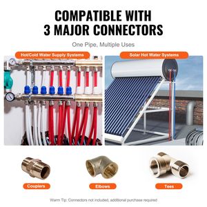 Tubo Flessibile PEX-A da 3/4 di Pollice, 2 x 100 Piedi di Lunghezza, per Linee d'Acqua Potabile Calda/Fredda, 100% Riciclabile, Facile da Installare - Product Image 6