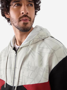 Conjuntos de ropa urbana personalizados para hombre, suéter con cremallera, sudadera con cremallera completa, sudadera con capucha y cremallera exterior OEM. - Product Image 6