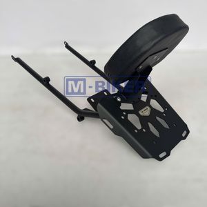 Porte-bagages arrière M-Biker Yamaha XSR155 avec dossier passager, accessoires moto, design 2 - Product Image 1