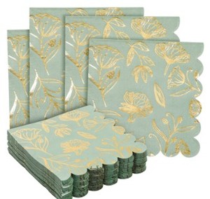 Serviettes de cocktail jetables 3 plis en pâte de bois vierge absorbante, 8 plis, en boîte en papier/emballage polyéthylène - Product Image 6