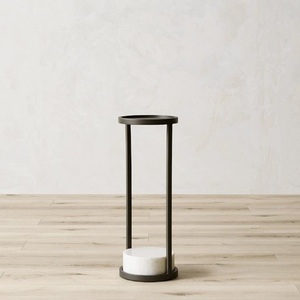 Mesa de cóctel de aluminio de alta calidad con diseño de pájaros, mueble de primera calidad con detalles metálicos, mesa auxiliar para el hogar, hotel, vino y bebidas, latón. - Product Image 4