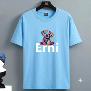 Camisetas de Lujo con Estampado para Hombre, Alta Calidad, 100% Algodón, Cuello Redondo, Manga Corta, Verano, Uso Diario, Casual, Deportivo, Frescas - Product Image 5