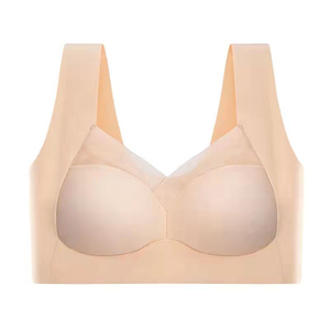 Sujetador deportivo sin costuras con logo personalizado, copa profunda, soporte para el busto, moldeador de espalda y cuerpo, sujetador personalizado para mujer - Product Image 6