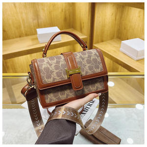 Bolsos de Mano de Diseño para Mujer, Bolso de Hombro y Bandolera de Lujo en Cuero PU con Contraste de Moda, Sac à Main - Product Image 2