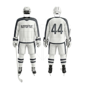ชุดฮอกกี้น้ำแข็งแบบใหม่มาถึงแล้ว ราคาถูก วัสดุดีที่สุด รับสั่งทำตามแบบ ขั้นต่ำสั่งซื้อน้อย  ขายชุดฮอกกี้น้ำแข็งสำหรับผู้ชาย - Product Image 4