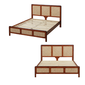Cadre de lit de rangement en bois massif, emballage carton, approvisionnement direct Vietnam, faible MOQ, écologique, LAYTON, mobilier de chambre moderne - Product Image 4