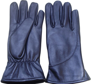 Guantes de cuero genuino de alta calidad para mujer, guantes de vestir de invierno para hombre con logotipo de marca personalizado y MOQ bajo. - Product Image 5