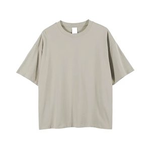 เสื้อยืดทรงหลวมระบายอากาศได้ดีสำหรับผู้ชาย ปี 2026 แขนสั้น ผ้าตาข่ายคอตตอนลำลองใส่สบายช่วงฤดูร้อน ไซส์ใหญ่พิเศษ - Product Image 5