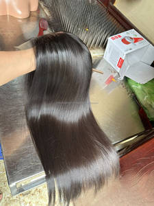 Premium Hair Products Vietnamese Raw Hair Lace <b>Front</b> <b>Wigs</b> 100 Virgin Hair Smooth Straight Human Hair <b>Wigs</b> Top Quality - Product Image 3