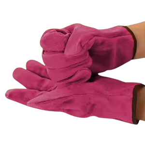 JNM SAFETY Premium Cowhide Split Leather Driver <b>Gloves</b>-Adjustable Wristlet Abrasion Anti-Static Hand Protection Safety <b>Gloves</b> - Product Image 3