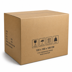 Wholesale Custom Printed Eco Friendly Corrugated Board Closed RSC Packaging Rigid <b>Box</b> - Product Image 1