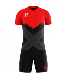 Conjunto de Uniforme de Fútbol Personalizado Unisex de Manga Corta con Estampado Sublimado, Transpirable, Antibacterial, Anti-UV y de Secado Rápido - Product Image 3