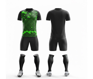 Proveedor de Uniformes de Fútbol Personalizados y Pantalones Cortos con Sublimación Completa |   Tallas para Hombres, Mujeres y Jóvenes | Ropa Deportiva Ligera de Secado Rápido para Entrenamiento - Product Image 2
