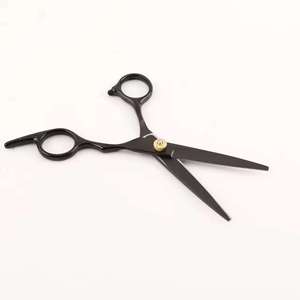 Ensemble professionnel de ciseaux de coiffure et d'éclaircissage en acier inoxydable 4Cr13, 28 dents, durable, manche court, pour droitiers, pour la beauté - Product Image 1