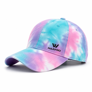 WARPRO Tie-Dye Baseball Cap 6-Panel Adjustable Unisex Casual <b>Hat</b> Spring <b>Summer</b> Style - Product Image 6