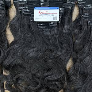Extensiones de Cabello Humano de Lujo con Clip, Varios Colores, Muchas Texturas, Cabello Humano Vietnamita, Sin Caída, Sin Enredos - Product Image 4