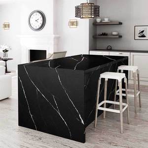 Premium Quality Marine Black Marble <b>Stone</b> Smooth Polished Finish for Interior Construction and Luxury Styling Use - Product Image 6