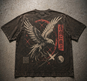 T-shirt graphique personnalisé pour homme, coupe oversize et carrée, épaules tombantes, en coton épais, délavé à l'acide, imprimé DTG, style streetwear, coupe courte, pour l'été - Product Image 2
