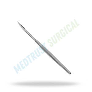 มีดจูเซฟแบบสองคม 15 ซม. ปลายโค้งคม สำหรับผ่าตัดกระดูกสันหลังและอวัยวะภายใน ใช้สำหรับการผ่าตัดและตัด - Product Image 4