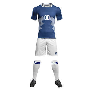 Tenues de football pour hommes avec logo personnalisable, ensemble de maillots imprimés par sublimation complète, ensemble de tenues de football pour l'entraînement et les matchs - Product Image 5
