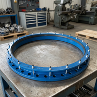 Adaptateur à double bride en fonte ductile PN10/PN16 DIN3202 EN558 pour raccordement de peinture et de démontage