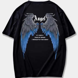 T-shirt streetwear en polyester/coton de haute qualité OEM, coupe ample, tissu éponge 240g, respirant, séchage rapide, coupe classique pour homme - Product Image 6