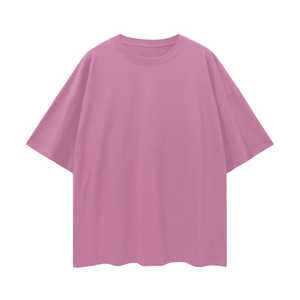 Camiseta Básica de Algodón de Lujo, Corte Holgado con Hombros Caídos, Personalizable con Logotipo, Marca Privada - Product Image 5