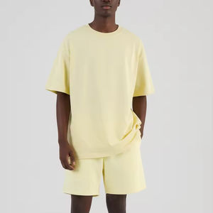 T-shirt Homme Personnalisé avec Logo Imprimé DTG, 100% Coton, Noir Délavé à l'Acide, Impression Bande, Manches Courtes, Coupe Oversize, Tricoté – Vente en Gros - Product Image 3