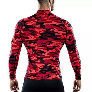 Camiseta de Compresión de Manga Larga para Hombre, Sublimada con Camuflaje, para MMA, Spandex, Poliéster, Protección UV, Lavada, para Playa y Natación - Product Image 3