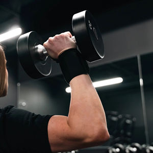 Bandes de maintien pour poignets pour la musculation, sangles de soutien robustes en polyester et coton, matériau respirant, fermeture auto-agrippante pour la salle de sport - Product Image 6