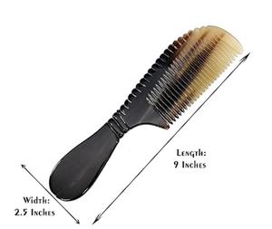 GM Impex Peigne à cheveux de style animal nautique fabriqué à la main Corne de buffle polie durable Corne de vache sans enchevêtrement Artisanat naturel - Product Image 4