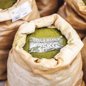 Polvo de Hoja de Tulsi (Basil) |   Ocimum Sanctum |   Polvo Herbal para Desintoxicación y Limpieza - Product Image 2