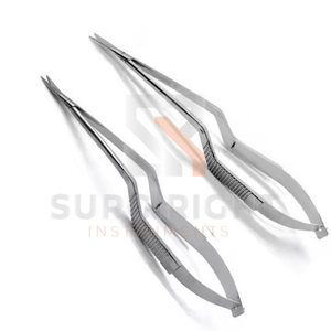 กรรไกรขนาดเล็ก Yasargil รุ่น Precision 2 ชิ้น ขนาด 7.5 นิ้ว ใบมีดคมตรงโค้งขึ้นไป ทำจากสแตนเลสสตีล ยี่ห้อ MOL โดย Blush Surgical - Product Image 3