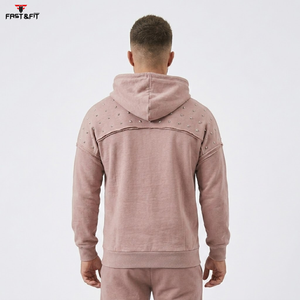 Sudadera con Capucha de Algodón 100% para Hombre, Unisex, de Alta Calidad, con Pedrería, Estilo Deportivo, para Invierno, la Mejor Oferta 2026 - Product Image 2