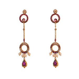 Fashion Chandelier Earrings by Kemp-Chandbali Design - Product Image 3