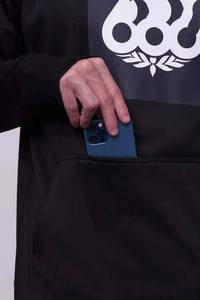 ชุดสกีสีดำแบบยูนิเซ็กซ์ ปี 2025 เสื้อแจ็คเก็ตกันน้ำแบบ Softshell สำหรับเล่นหิมะ พร้อมกางเกง ชุดกันหนาวบุฉนวนอุ่น มีฮู้ด ผลิตจากโพลีเอสเตอร์ 100% พร้อมซิป - Product Image 3