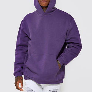 Sudadera con capucha para hombre de alta calidad, estilo urbano, con estampado puff, corte holgado, cálida, de mezcla de algodón y forro polar, venta al por mayor - Product Image 3