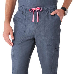 Pantalon de travail léger pour hommes, uniforme médical, bas de tenue pour médecins, infirmières et professionnels de santé avec service de marque privée - Product Image 4