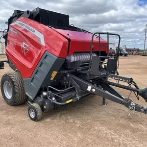 Presse à balles hydraulique la plus utilisée pour foin, paille, herbe et coques de riz, modèle MASSEY FERGUSON 4180V, en parfait état - Product Image 1