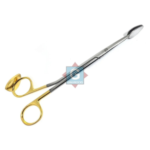 Ciseaux de dissection droits en acier inoxydable de 20 cm pour chirurgie plastique ORL, avec pointe en cuillère Trepsat et séparateur - Product Image 1