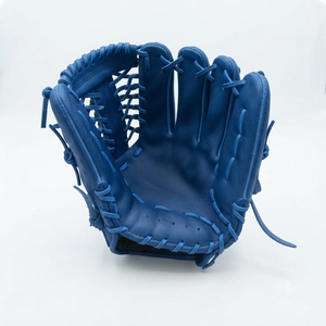 Professional Leather <b>Baseball</b> Glove H-Web Right-Handed Full Finger Hook And Loop Closure Outfield Adult All Seasons - Product Image 1