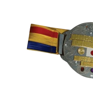Ceinture de championnat japonaise personnalisée, qualité supérieure, design or et rouge, ceinture de lutte unique, objet de collection - Product Image 3