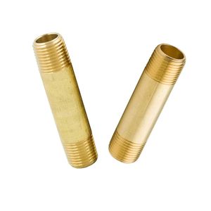 Conector de Cilindro de Latón Forjado de Alta Calidad, Boquilla de Tubería Larga de Alta Presión (AOL-09) - Product Image 3